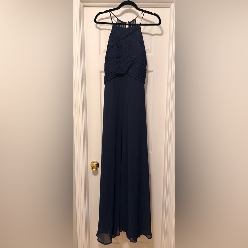 Bill Levkoff Midnight Blue Maxi Dress